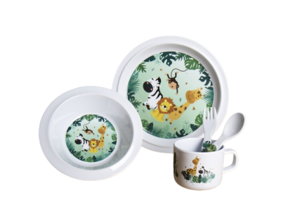 CAMP4 Safari children's melamine tableware
