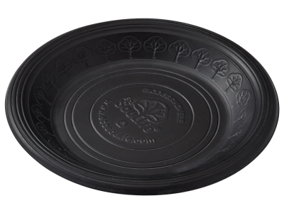 Set of 20 biodegradable single use big plates 23cm