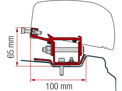 Adaptador FIAMMA F40 Renault Traffic L1 desde 2014