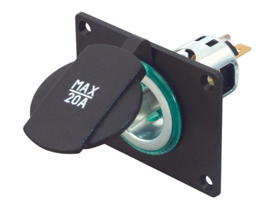 12V recessed socket