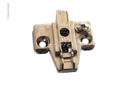 Concealed hinge mounting plate