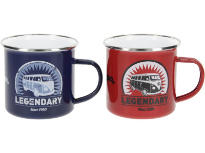 VW enamel mug "Legendary" collection
