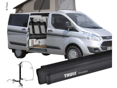 Toldo THULE 4200 Negro Antracita 2,60m para Ford Custom 2014-2023 (V362) batalla corta con o sin techo elevable