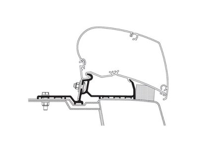 Adaptador THULE 6300 Renault Master/Opel Movano < 2022 H2