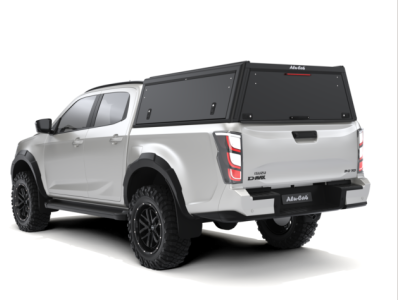Hardtop ALU-CAB Explorer Guard para Isuzu D-Max 2020+ doble cabina - aluminio liso negro