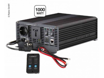 CARBEST Sinus Power Inverter mit Netzvorrangschaltung, Wechselrichter