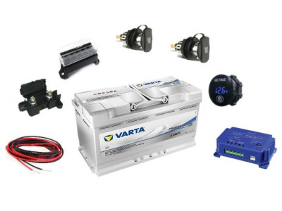 Kit d'installació segona bateria 95Ah EURO6 amb Booster Schaudt per MB W639 i W447