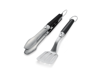 WEBER Premium Tongs and Spatula Set