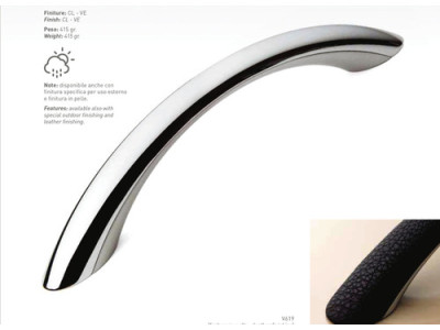 Soft Touch exterior metal handle