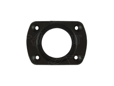 Individual frame for round recessed sockets