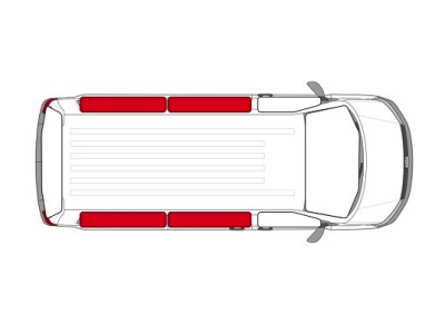 Aislantes térmicos habitáculo Volkswagen T4 chasis largo (L2)