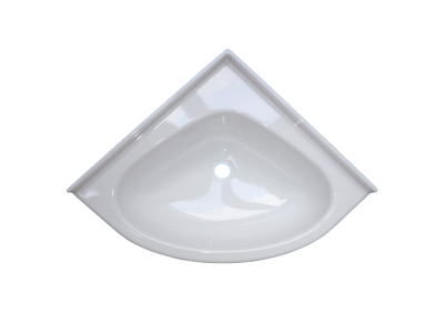 COMET white corner sink