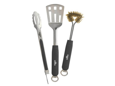Kit NAPOLEON 3 piezas de acero inoxidable para BBQ