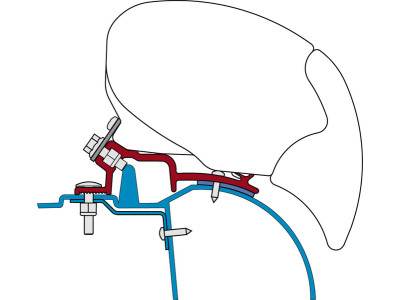 FIAMMA F80 Adapter für Master und Movano bis 2010