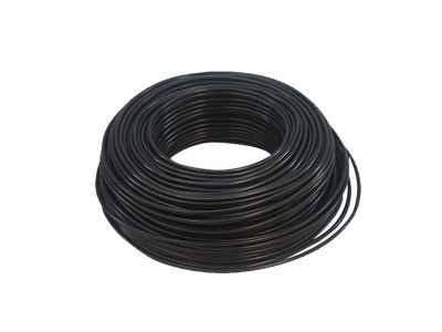 Black electrical cable between 2.5mm and 16mm (choose section)