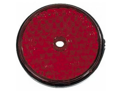 Catadiòptric rodó vermell