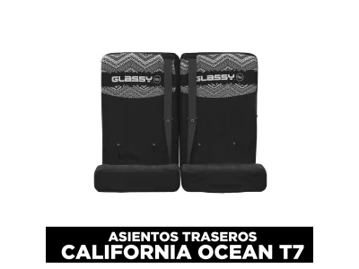 Housse de banquette arrière double GLASSY California Ocean T7 Étnica