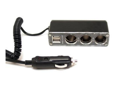 Carbest 3-fach Multiverteiler mit USB-Anschluss