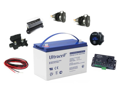 Second battery installation kit 100Ah EURO6 with Booster VOTRONIC