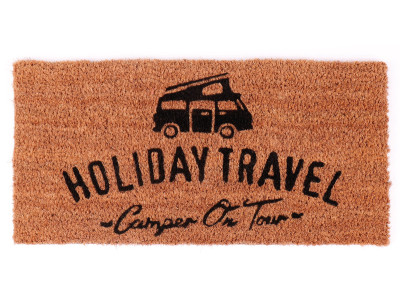 HOLIDAY TRAVEL Kokosmatte mit Aufdruck 50x25 cm