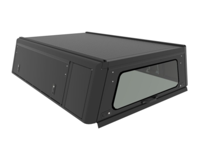 Hardtop ALU-CAB Explorer 3 para Toyota Hilux Revo extra cabina - aluminio liso negro