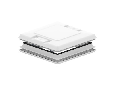 Lanterneau FIAMMA Vent 50x50 Blanc avec moustiquaire et store occultant