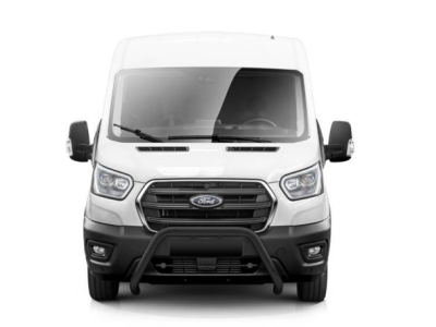 Frontstoßstange mit großem Bügel (EEC) Ø70mm Schwarz für Ford Transit V363