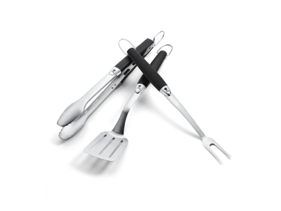 Set de 3 utensilios Premium WEBER acero inoxidable