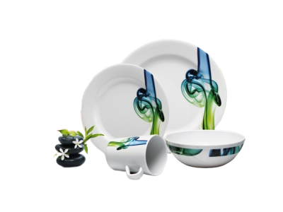 Camp4 melamine crockery set LUCCA - For 4 people