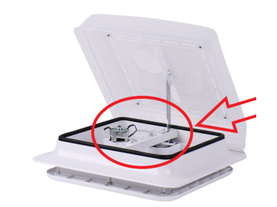 Replacement 12V Motor + Fan for CARBEST 28X28 Skylights