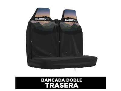 Mountain Double Rear Bench Waterproof Cover - GLASSY