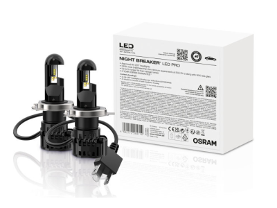 Ampoules OSRAM Night Breaker LED H4 PRO 6000K homologuées