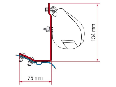 Adaptador FIAMMA F35 Vito/Vito Marco Polo 638