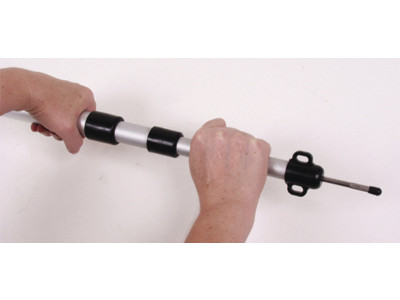 Aluminum telescopic support pole - With twist-lock mechanism, REIMO TENT