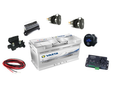 Kit d'installation de batterie auxiliaire 95Ah EURO6 Booster VOTRONIC pour MB W639 y W447