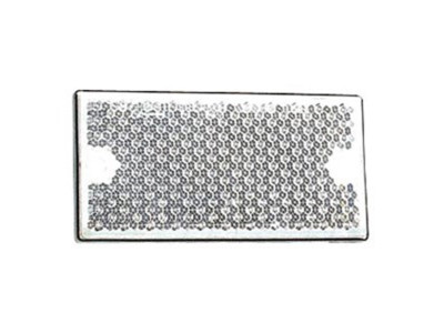 Rectangular white catadioptric reflector