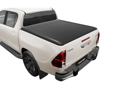 Rollabdeckung MRC 2000 SCHWARZ «RealTruck» – Toyota HILUX REVO Doppelkabine (2016–2025)