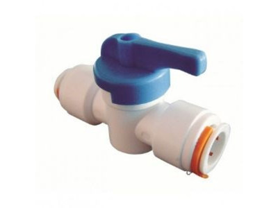 Straight shut-off valve Uniquick 12 mm