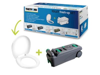 Kit per renovar el WC fix químic de casset THETFORD FreshUp C500 (verd)