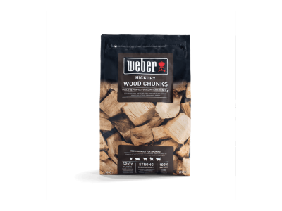 Trossos de llenya WEBER per a fumar Hickory