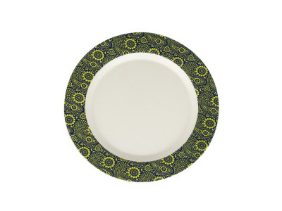 GRANDE assiette en bambou biodégradable (Couleurs variées)