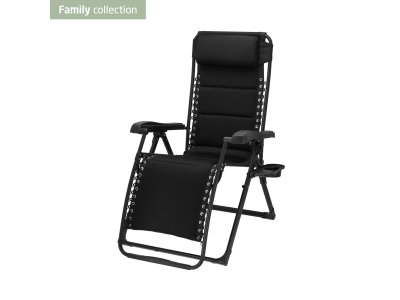 Cadira TRAVELLIFE Barletta Relax - Negro