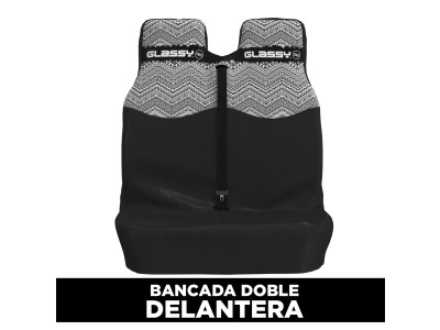 Funda bancada doble davantera GLASSY Ètnica