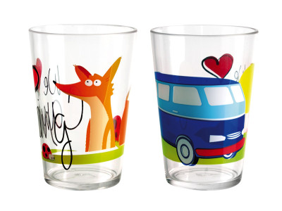 Set de vasos plastico para niños CAMP4