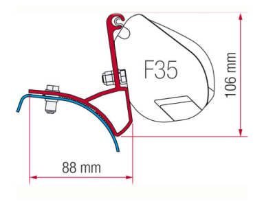 Adaptador FIAMMA F35 Trafic X83