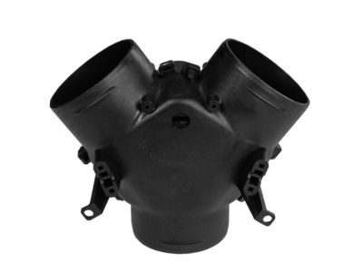 Y-förmiger Adapter mit Steuerventil