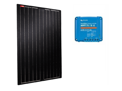 NDS LIGHT SOLAR Kit solaire semi-flexible 105W - régulateur MPPT VICTRON