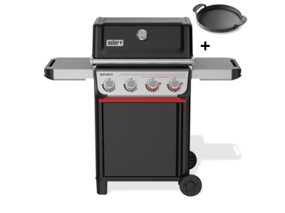 Weber Spirit E-425 barbecue + WEBER Gourmet BBQ System griddle