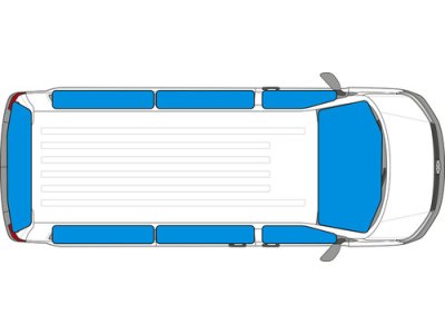 Aislantes térmicos ventanas Volkswagen Caddy 5 batalla corta desde 2020