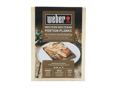WEBER Western red cedar Portion Planks